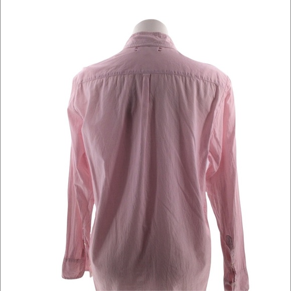 XIRENA Beau Pretty In Pink Button-Down Gauzy Blouse - Picture 6 of 8